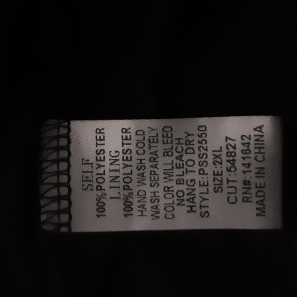 SHE & SKY Black Dress SIZE 2XL - Picture 9 of 11